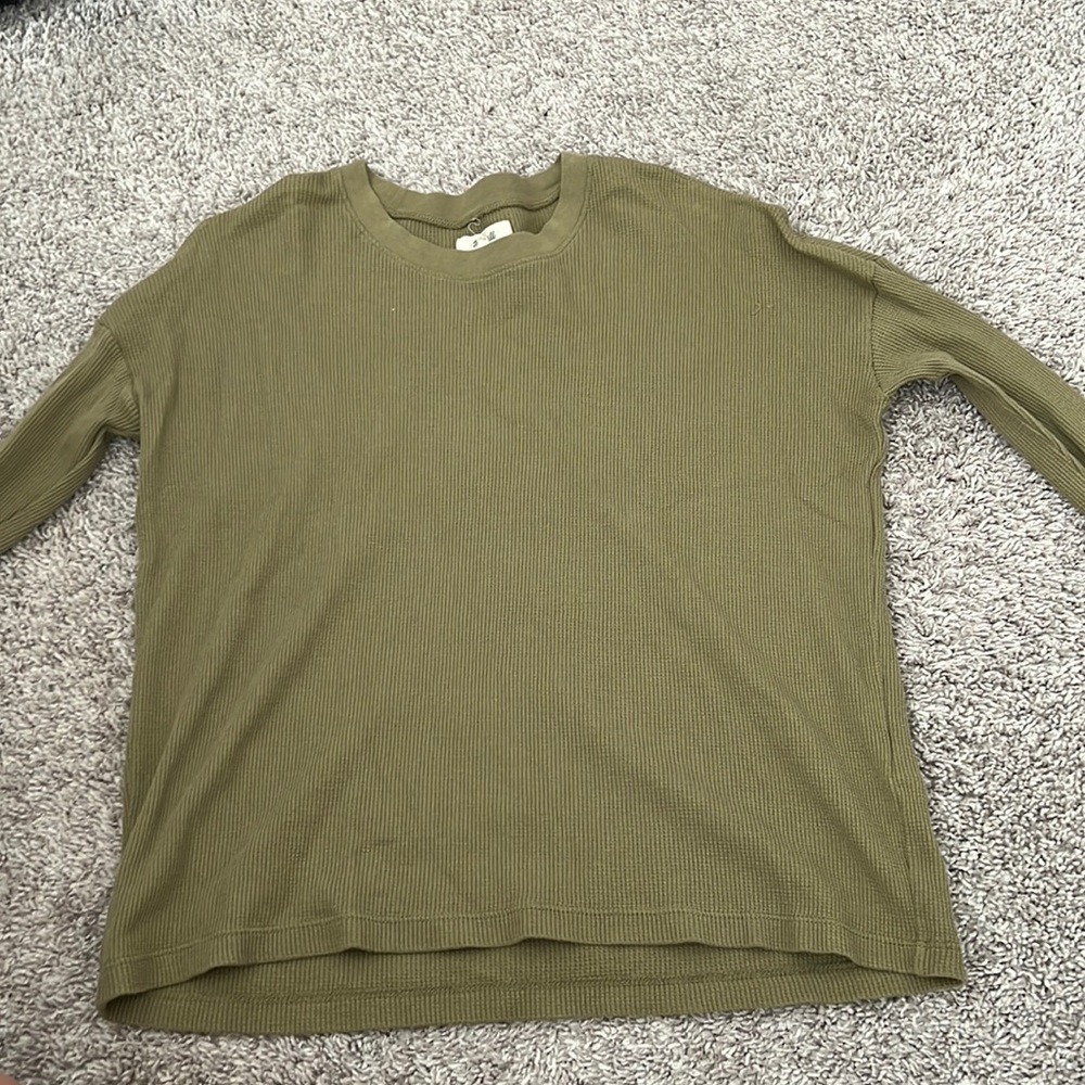 XXS Madewell Waffle Knit Longsleeve
